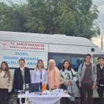 Sahada “mobil sigara bırakma araçları” ekipleri: vatandaşları sigarayı bırakmaya teşvik etmek